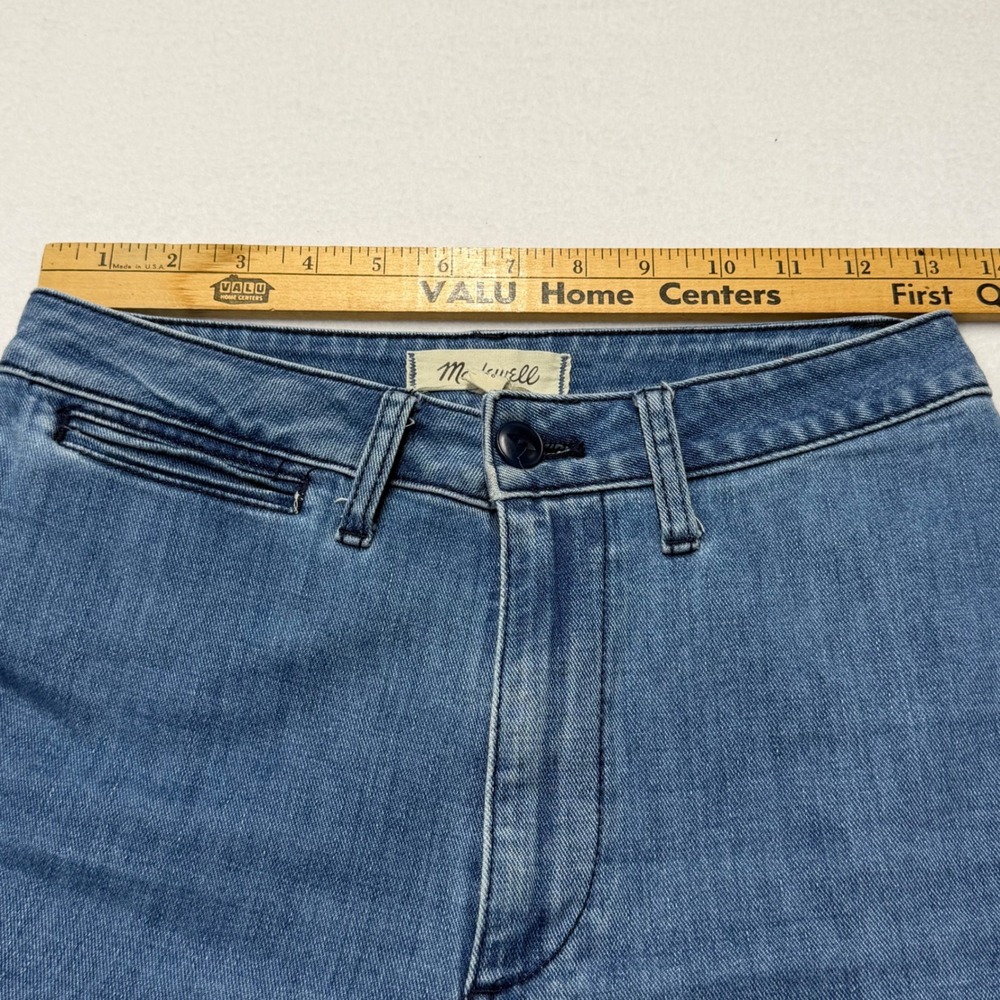 Madewell Emmett Wide Leg Crop Jeans High Rise 26 Medium Wash Denim Size 26 Retro - Picture 7 of 9